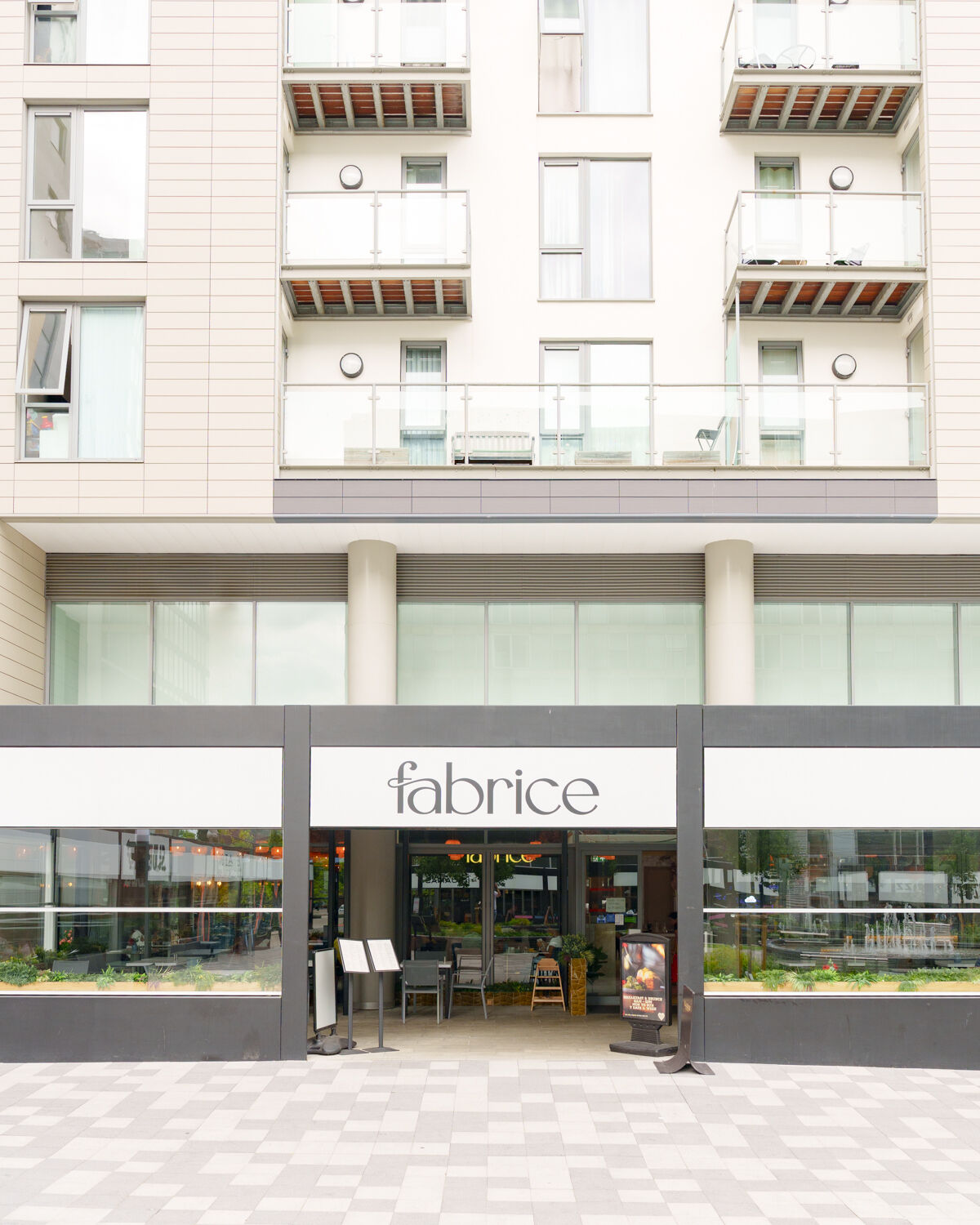 The Fabrice storefront at The Hub, Milton Keynes