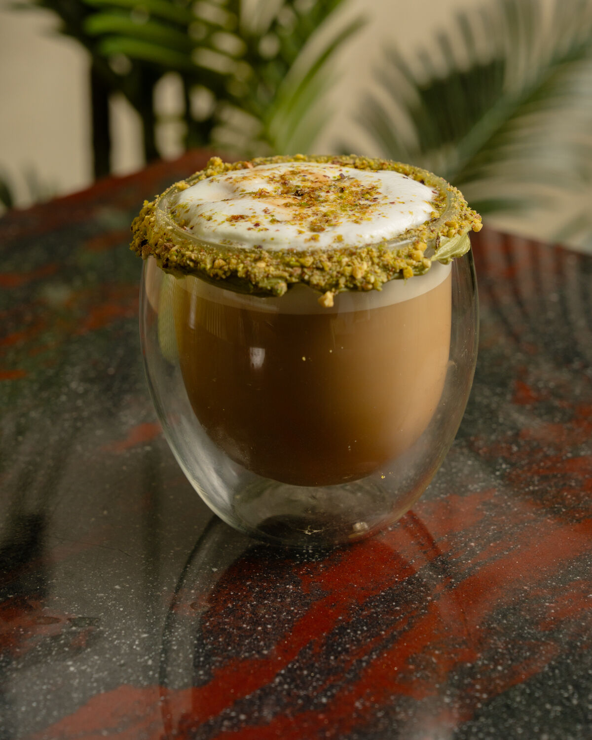 Pistachio latte