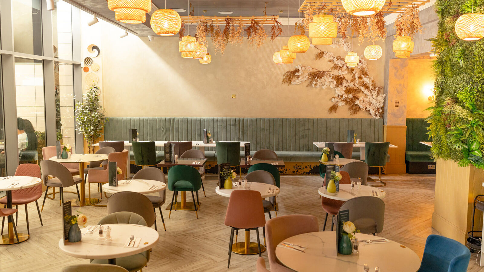 The dining room at Fabrice Brasserie, Milton Keynes